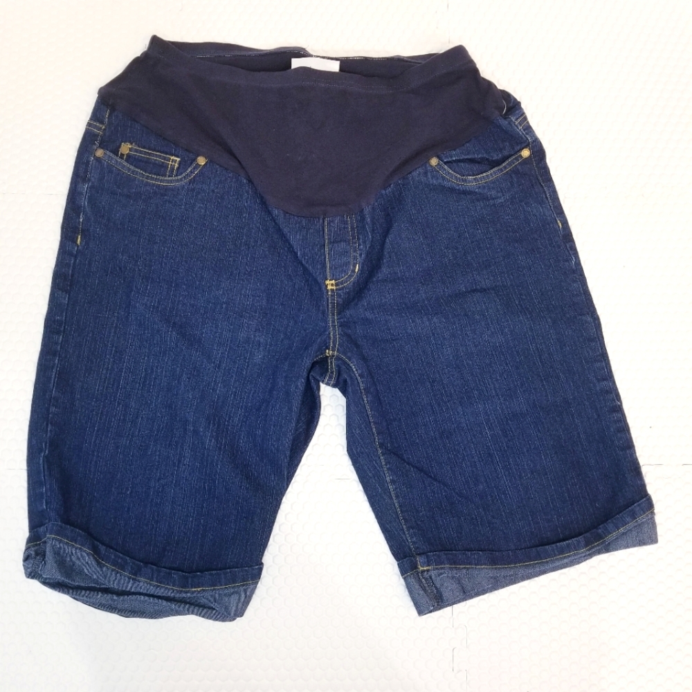 🛍 Oh! Mamma Maternity Blue Shorts